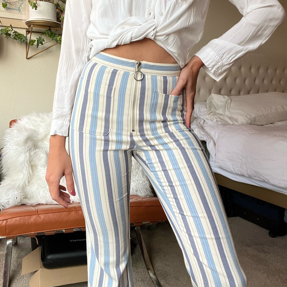 UO wide leg striped pant